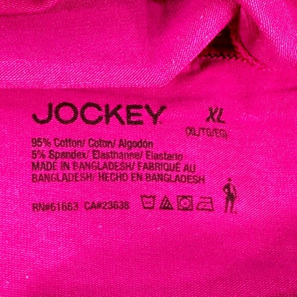 Jockey Women's Size  XL Panty Bikini Essentials Pink New With Tags - Picture 6 of 10